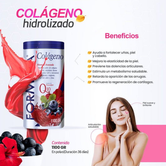 Colágeno Hidrolizado + Vitamina C + Mg + Zn – 1.1 kg