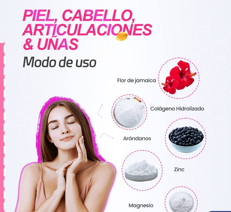 Colágeno Hidrolizado + Vitamina C + Mg + Zn – 1.1 kg